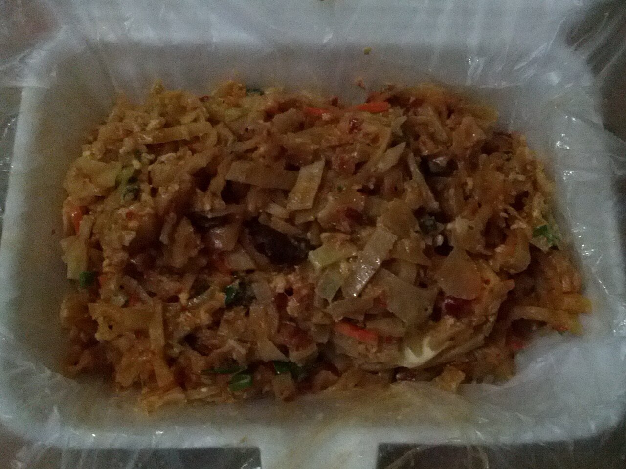A plate of Sri Lankan kottu
