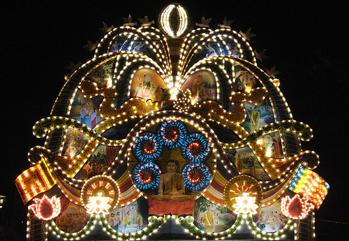 Vesak lanterns in Sri Lanka